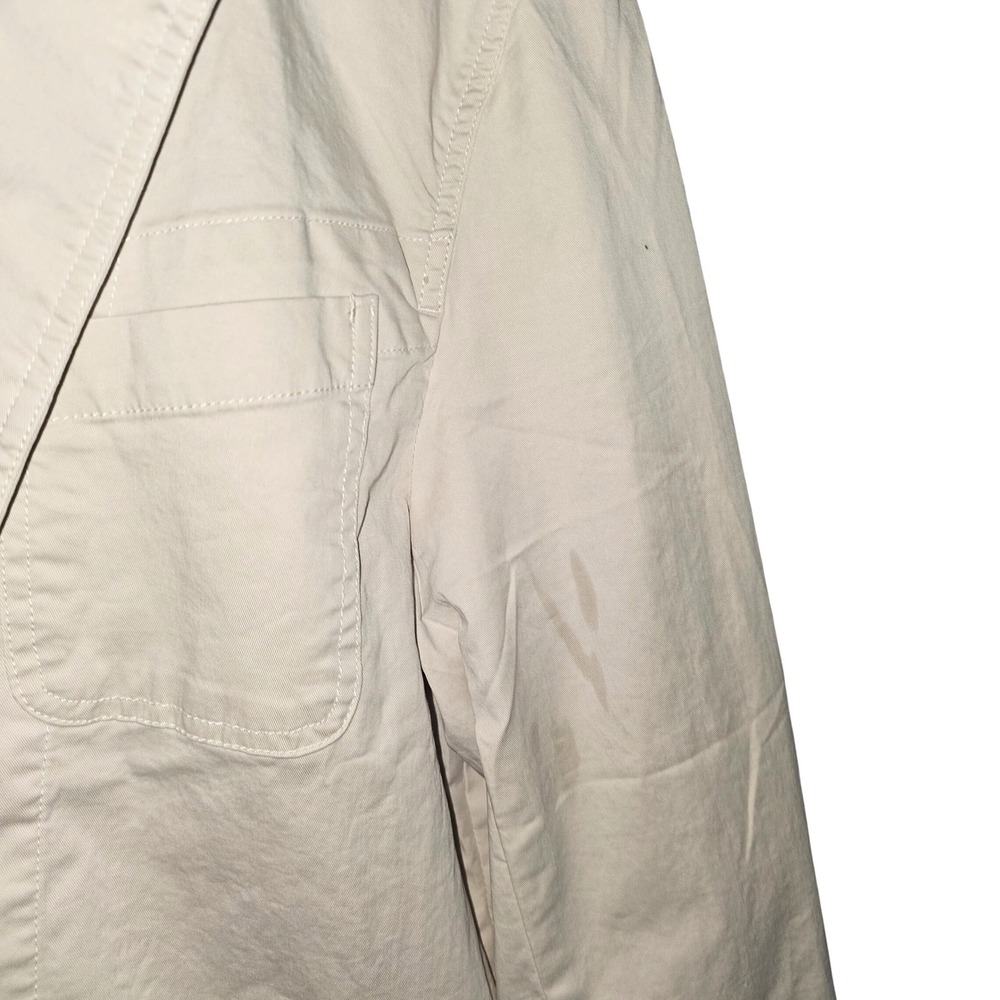 Marine Layer Charles Blazer Mens 40 Khaki Tan Cotton‎ Blend 2-Button Sport Coat - Picture 4 of 8